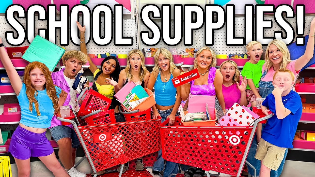 The 2024 Ultimate Guide to Back-To-School Shopping with a Big Family